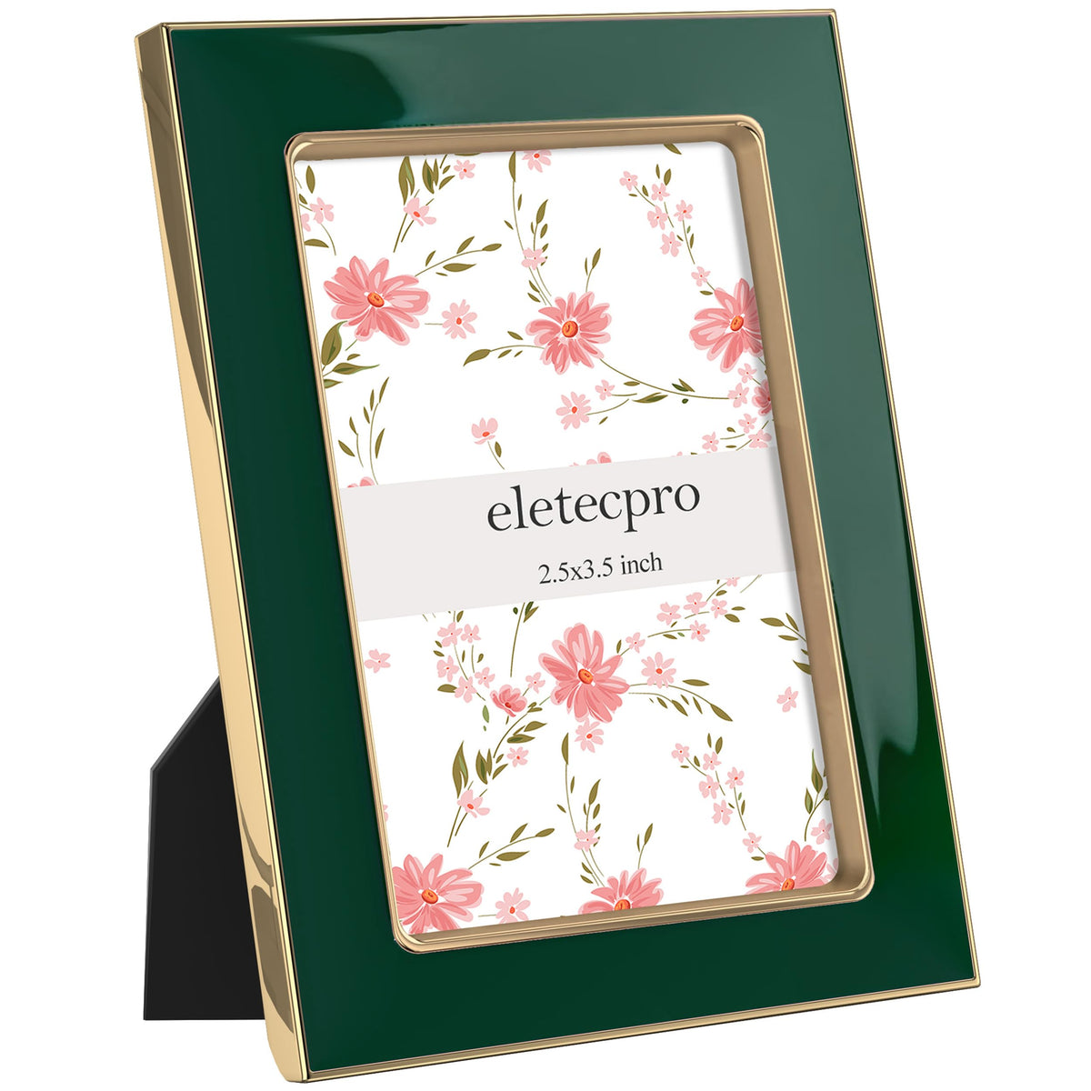 eletecpro 4x6 Enamel Picture Frame with Real Glass Cover, Pink, 1-Pack