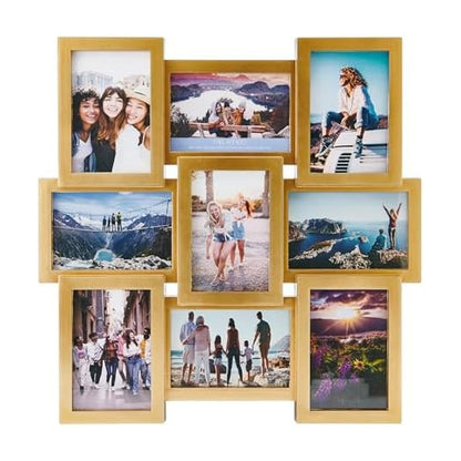 MELANNCO Collage Picture Frame 18x23 Inch Black - Holds 12 Photos in 4x6 and 6x4 Formats - Wall Display for Home Decor, Horizontal or Vertical Hanging