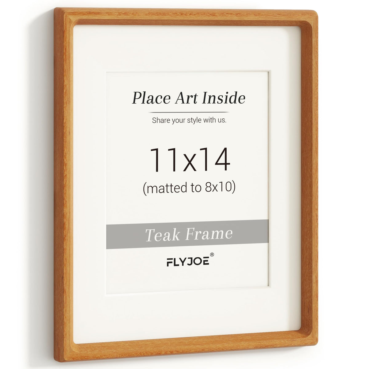 Picture Frame, USA-Sourced Hardwood Photo Frame, Walnut, 11x14
