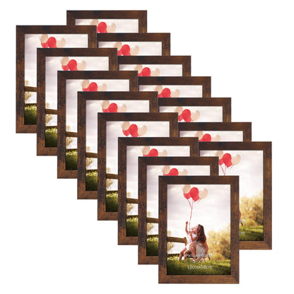 HORLIMER 8x10 Picture Frame Set of 15, Black Picture Frames Display 8 by 10 Photo for Wall or Tabletop