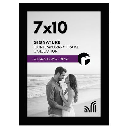 Americanflat 11x17 Picture Frame - Engineered Wood - Black