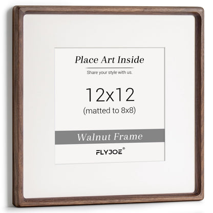 Picture Frame, USA-Sourced Hardwood Photo Frame, Walnut, 11x14