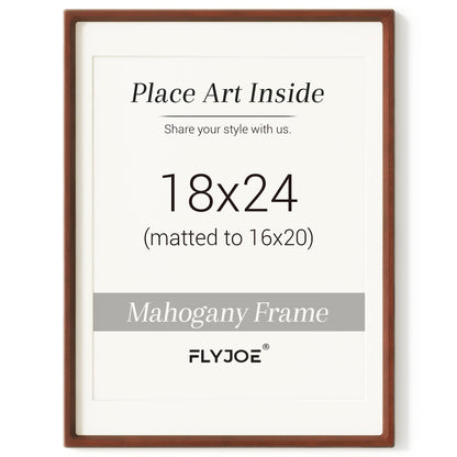 Picture Frame, USA-Sourced Hardwood Photo Frame, Walnut, 11x14