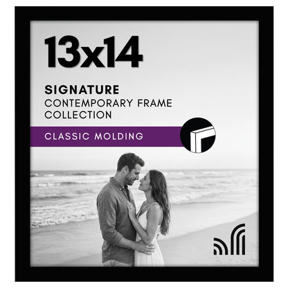 Americanflat 11x17 Picture Frame - Engineered Wood - Black