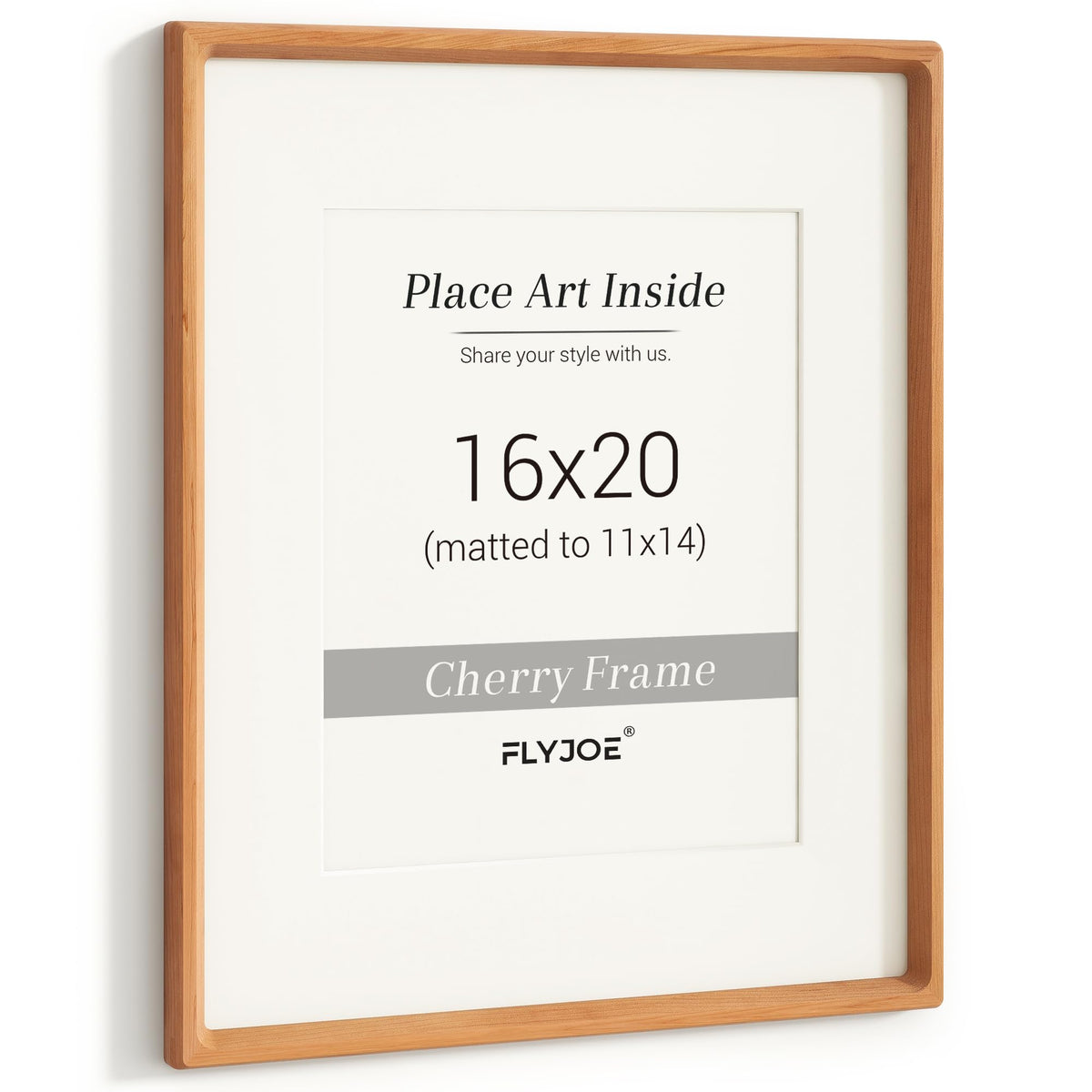 Picture Frame, USA-Sourced Hardwood Photo Frame, Walnut, 11x14