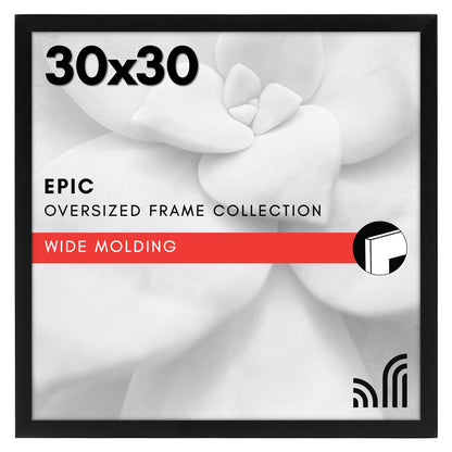 Americanflat 16x20 Poster Frame - Engineered Wood - Black