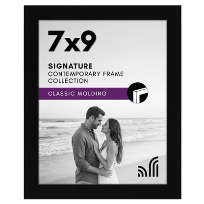 Americanflat 11x17 Picture Frame - Engineered Wood - Black