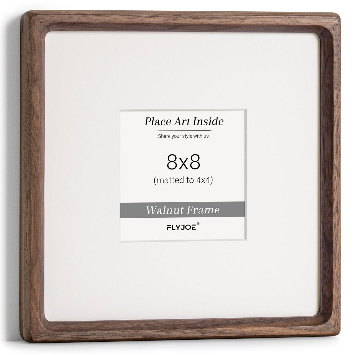 Picture Frame, USA-Sourced Hardwood Photo Frame, Walnut, 11x14