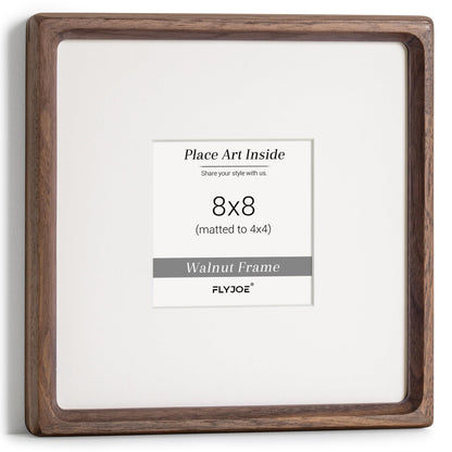 Picture Frame, USA-Sourced Hardwood Photo Frame, Walnut, 11x14