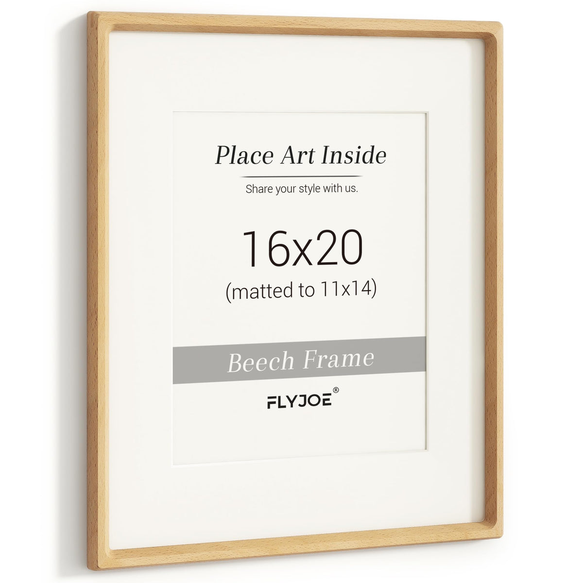 Picture Frame, USA-Sourced Hardwood Photo Frame, Walnut, 11x14