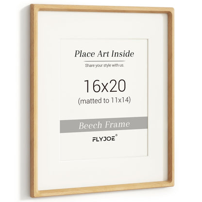 Picture Frame, USA-Sourced Hardwood Photo Frame, Walnut, 11x14