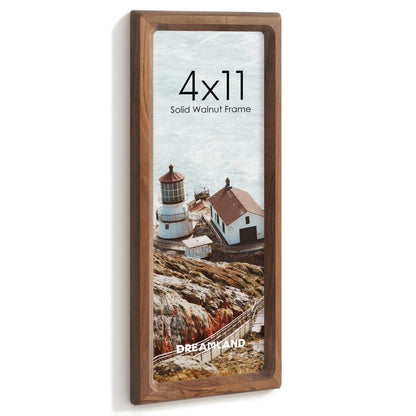 Dreamland 8x10 Picture Frame, USA-Sourced Oak Wood Photo Frames with HD Tempered Glass, 8 x 10 Wooden Frame Matted to 5 x 7, 8x10 Frames Handcrafted Rounded Corner for Tabletop or Wall Display