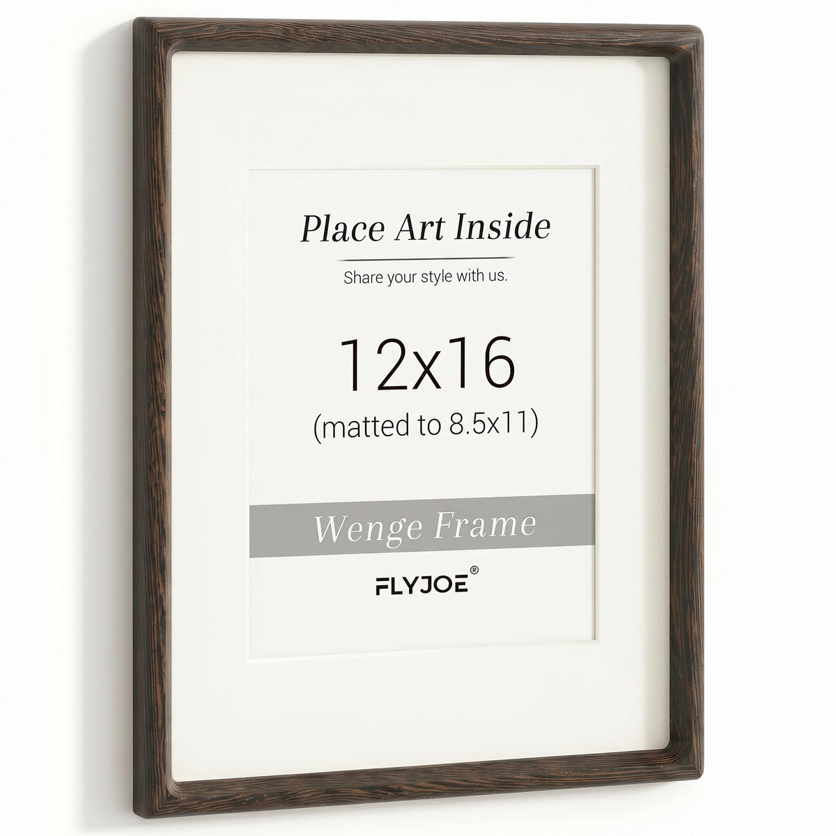 Picture Frame, USA-Sourced Hardwood Photo Frame, Walnut, 11x14