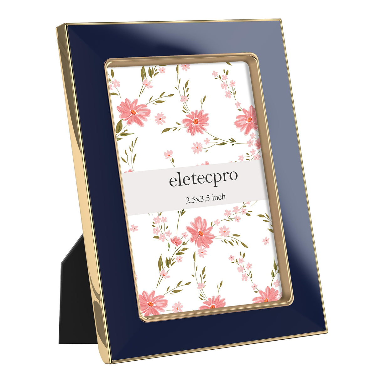 eletecpro 4x6 Enamel Picture Frame with Real Glass Cover, Pink, 1-Pack