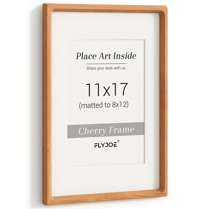 Picture Frame, USA-Sourced Hardwood Photo Frame, Walnut, 11x14