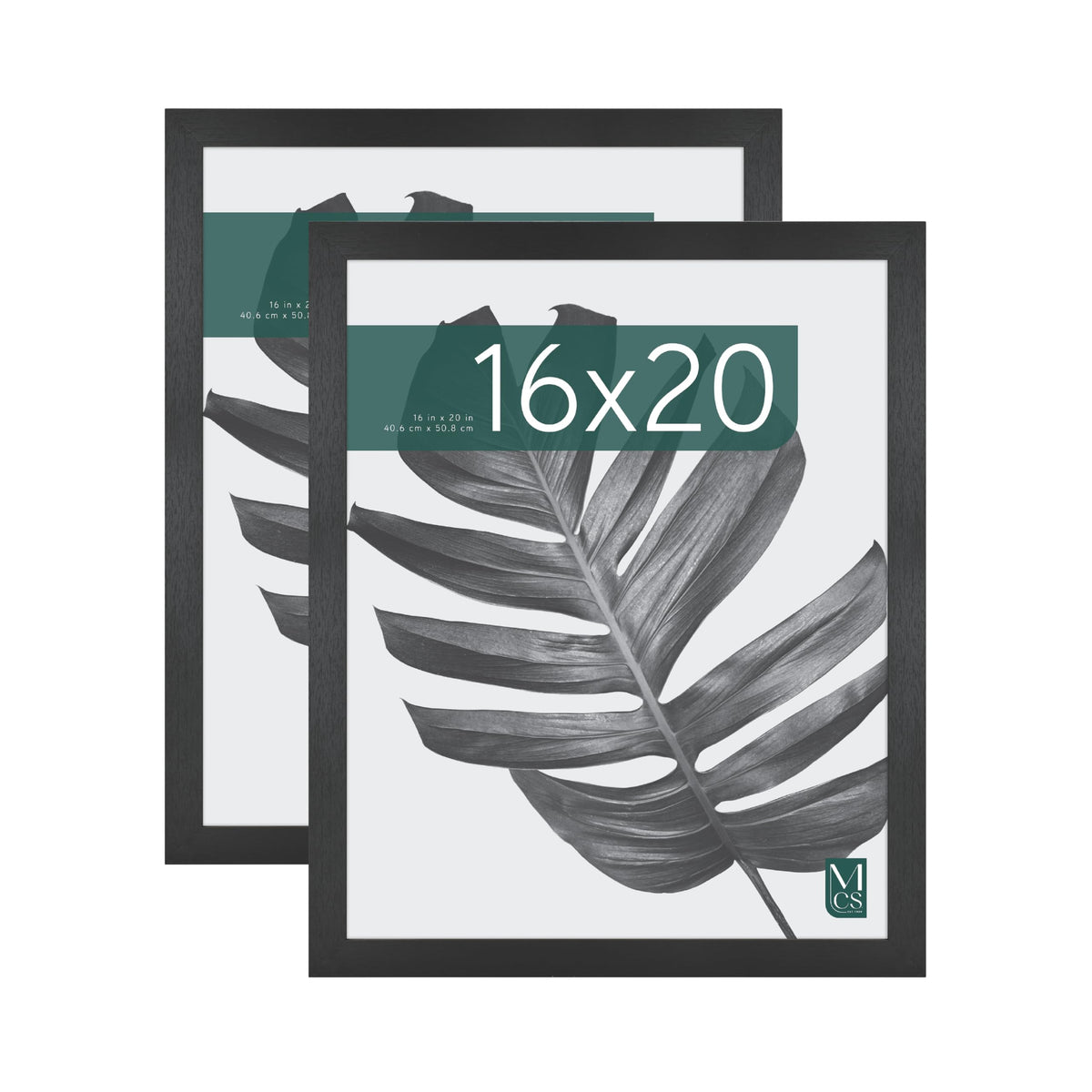 MCS Studio Gallery Poster Frame, 16x20, Walnut Woodgrain
