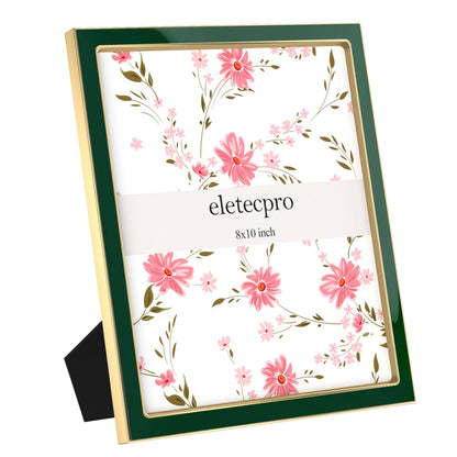 eletecpro 4x6 Enamel Picture Frame with Real Glass Cover, Pink, 1-Pack