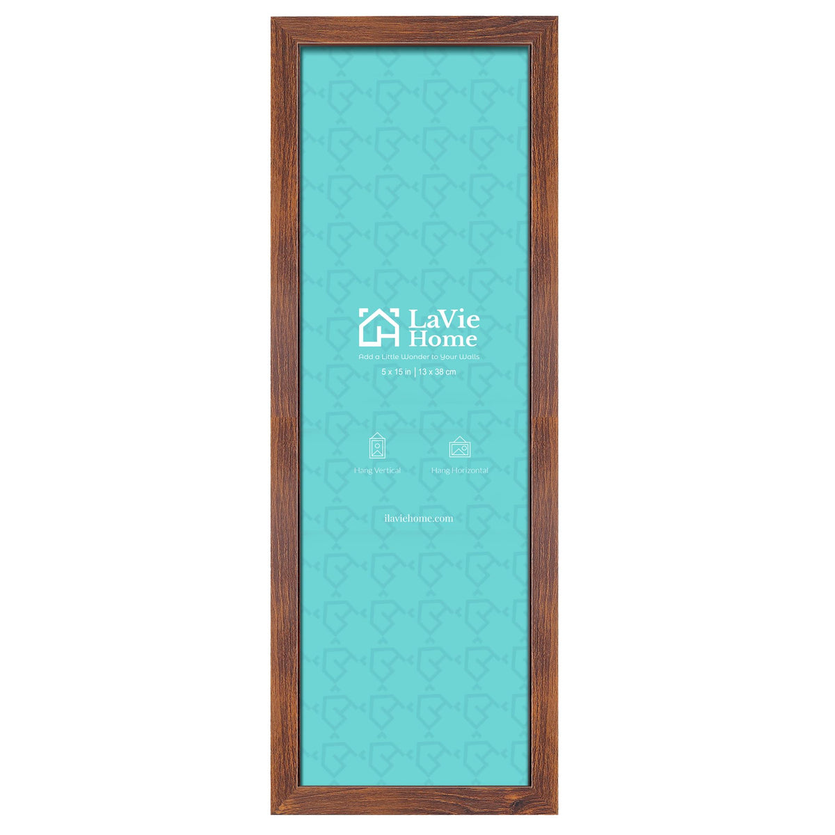 LaVie Home 14x18 Picture Frame Black Poster Frame,Display Pictures 12x16 with Mat or 14x18 Without Mat, Stable and Sturdy Frame and Polished Plexiglass, Horizontal and Vertical Format of The Walls