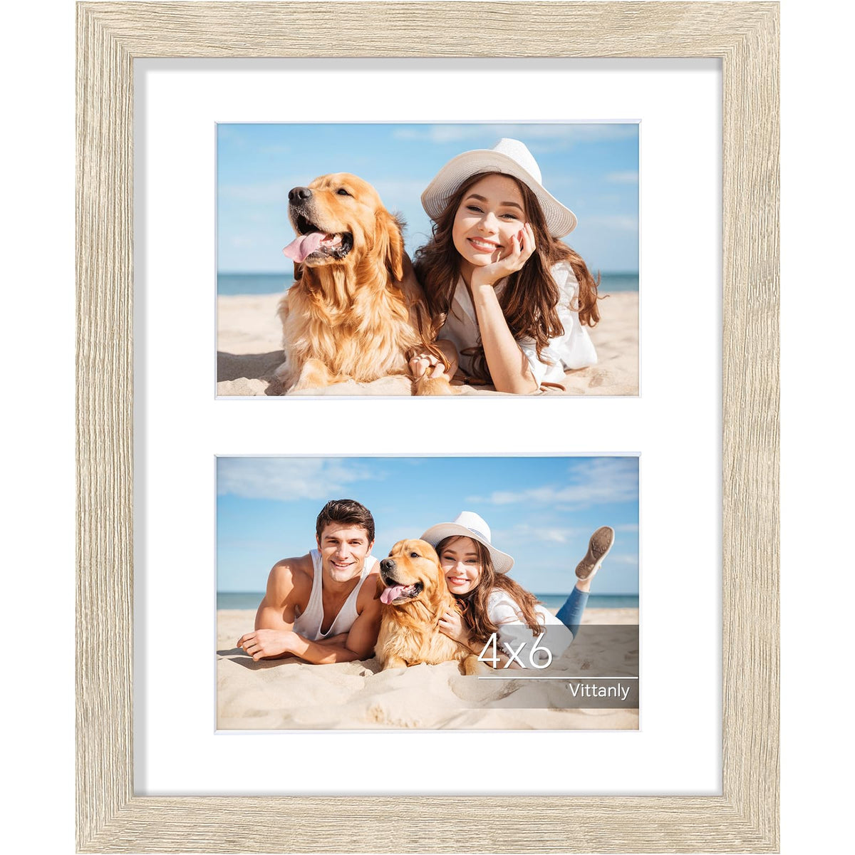 Vittanly 11x14 Collage Picture Frame for Wall Mounting, Black
