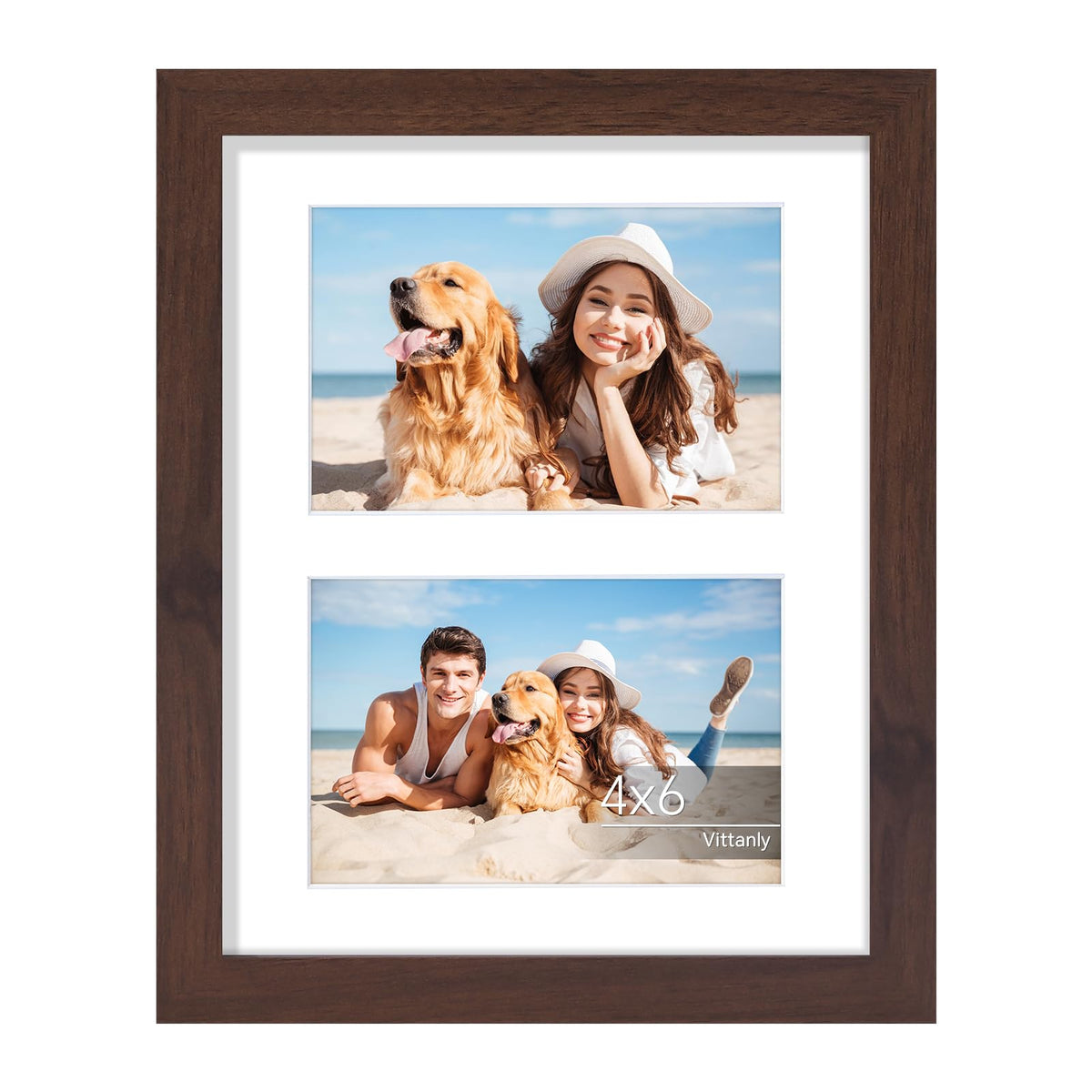 Vittanly 11x14 Collage Picture Frame for Wall Mounting, Black