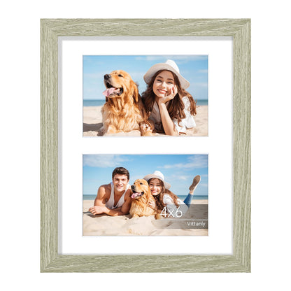 Vittanly 11x14 Collage Picture Frame for Wall Mounting, Black
