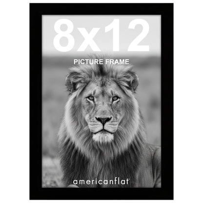 Americanflat 11x17 Picture Frame - Engineered Wood - Black