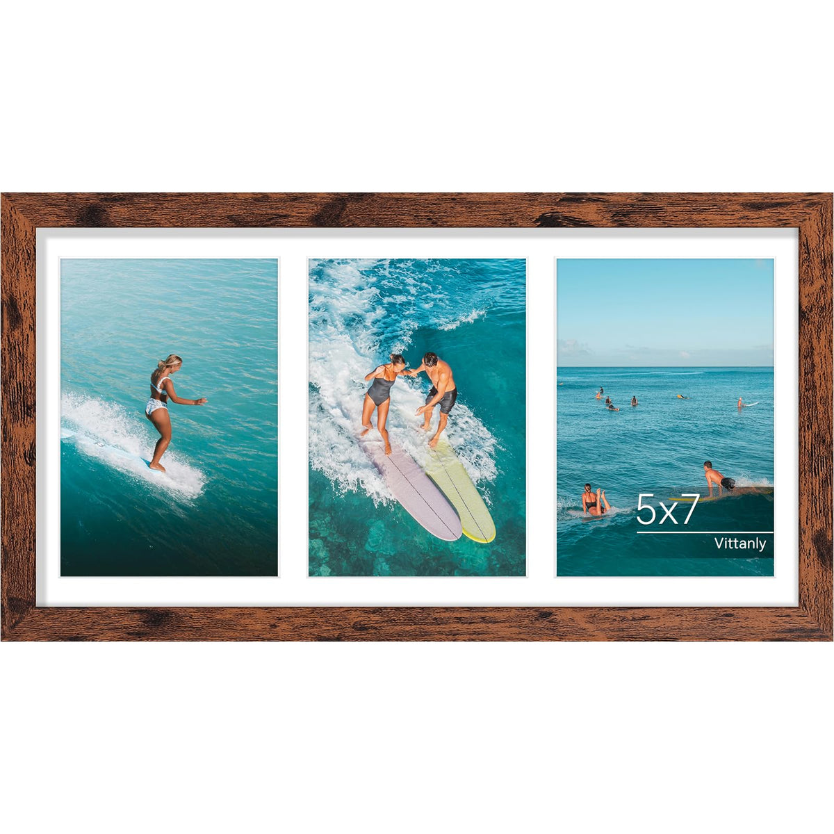 Vittanly 11x14 Collage Picture Frame for Wall Mounting, Black