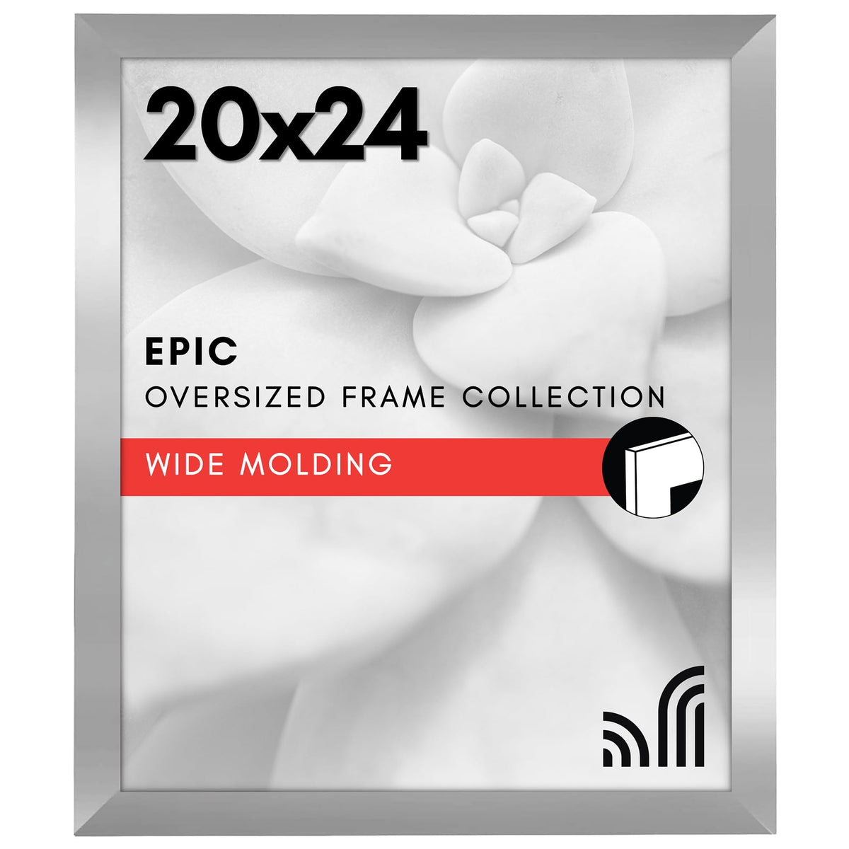 Americanflat 16x20 Poster Frame - Engineered Wood - Black