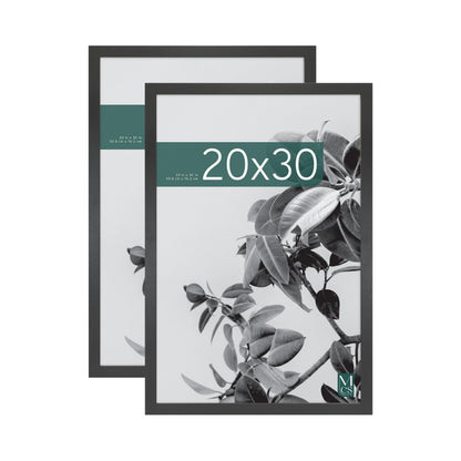 MCS Studio Gallery Poster Frame, 16x20, Walnut Woodgrain