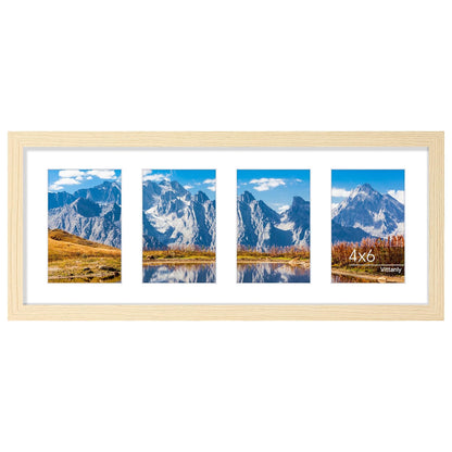 Vittanly 11x14 Collage Picture Frame for Wall Mounting, Black