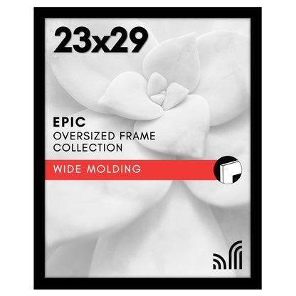 Americanflat 16x20 Poster Frame - Engineered Wood - Black