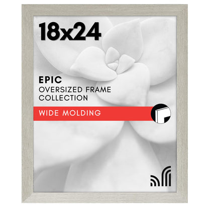 Americanflat 16x20 Poster Frame - Engineered Wood - Black