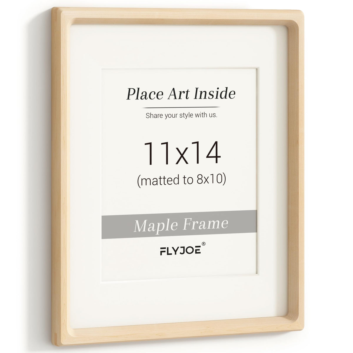 Picture Frame, USA-Sourced Hardwood Photo Frame, Walnut, 11x14