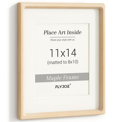 Picture Frame, USA-Sourced Hardwood Photo Frame, Walnut, 11x14