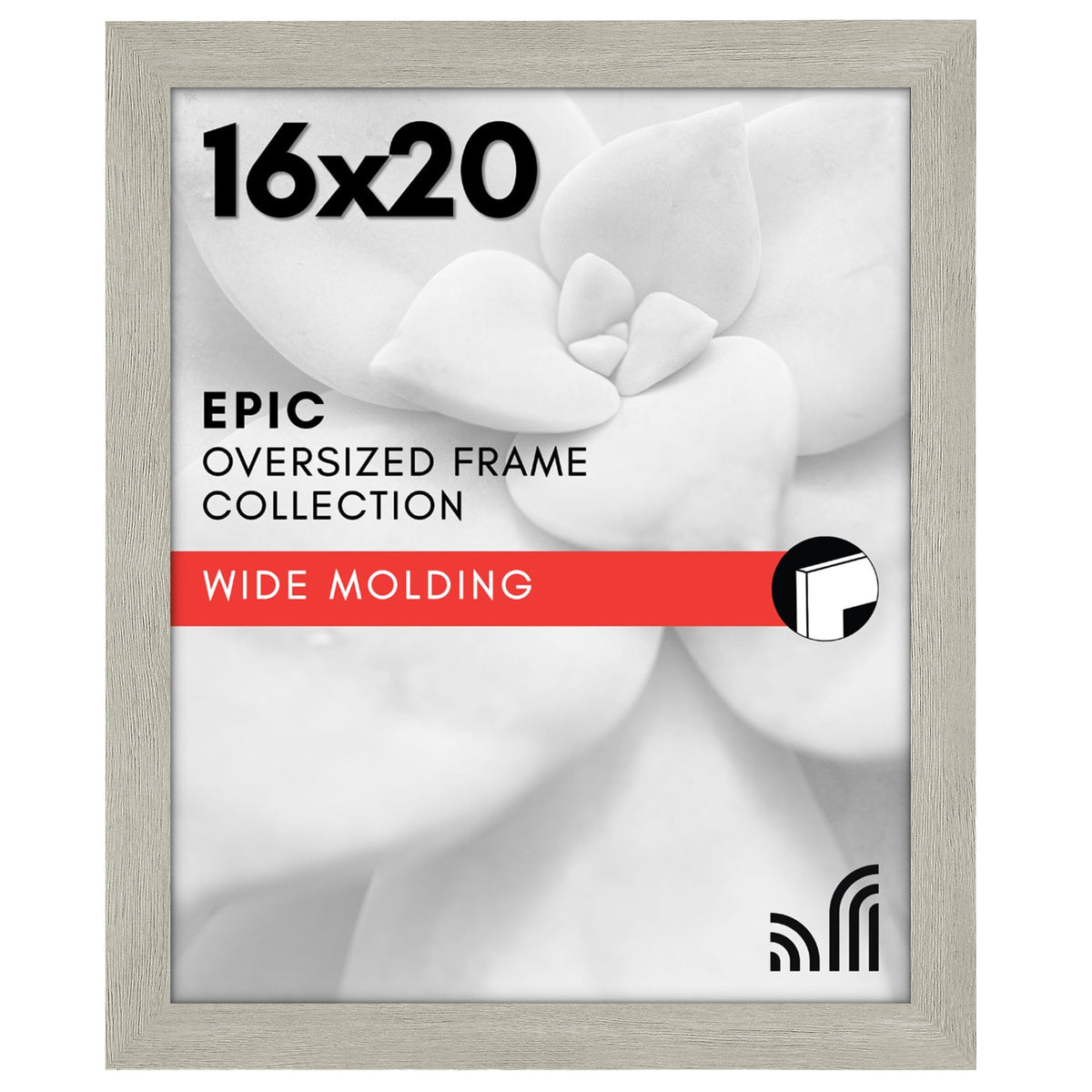 Americanflat 16x20 Poster Frame - Engineered Wood - Black