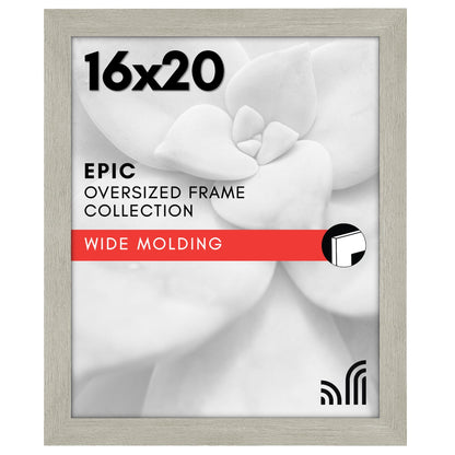 Americanflat 16x20 Poster Frame - Engineered Wood - Black