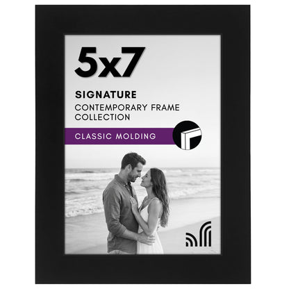 Americanflat 11x17 Picture Frame - Engineered Wood - Black
