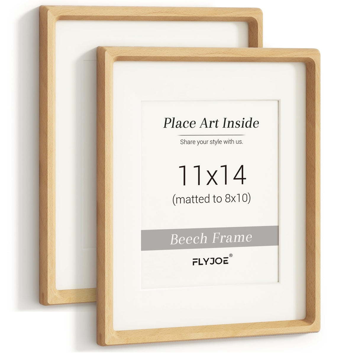 Picture Frame, USA-Sourced Hardwood Photo Frame, Walnut, 11x14