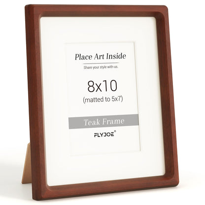 Picture Frame, USA-Sourced Hardwood Photo Frame, Walnut, 11x14