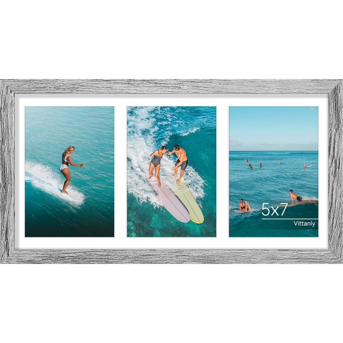 Vittanly 11x14 Collage Picture Frame for Wall Mounting, Black
