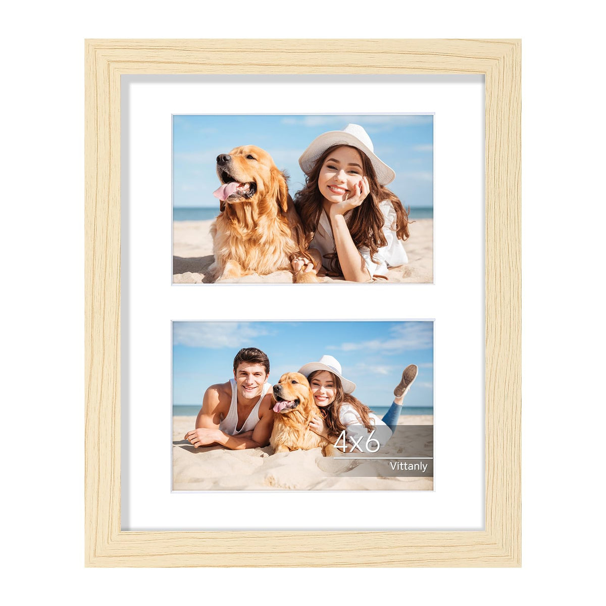 Vittanly 11x14 Collage Picture Frame for Wall Mounting, Black