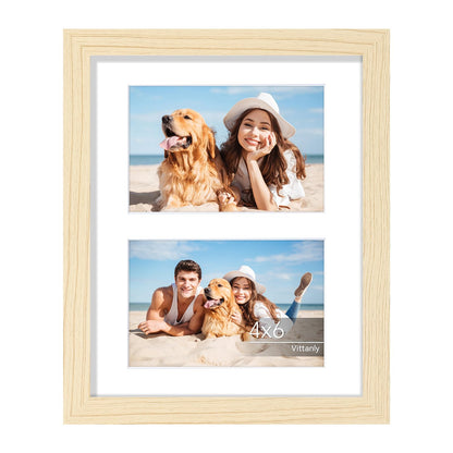 Vittanly 11x14 Collage Picture Frame for Wall Mounting, Black