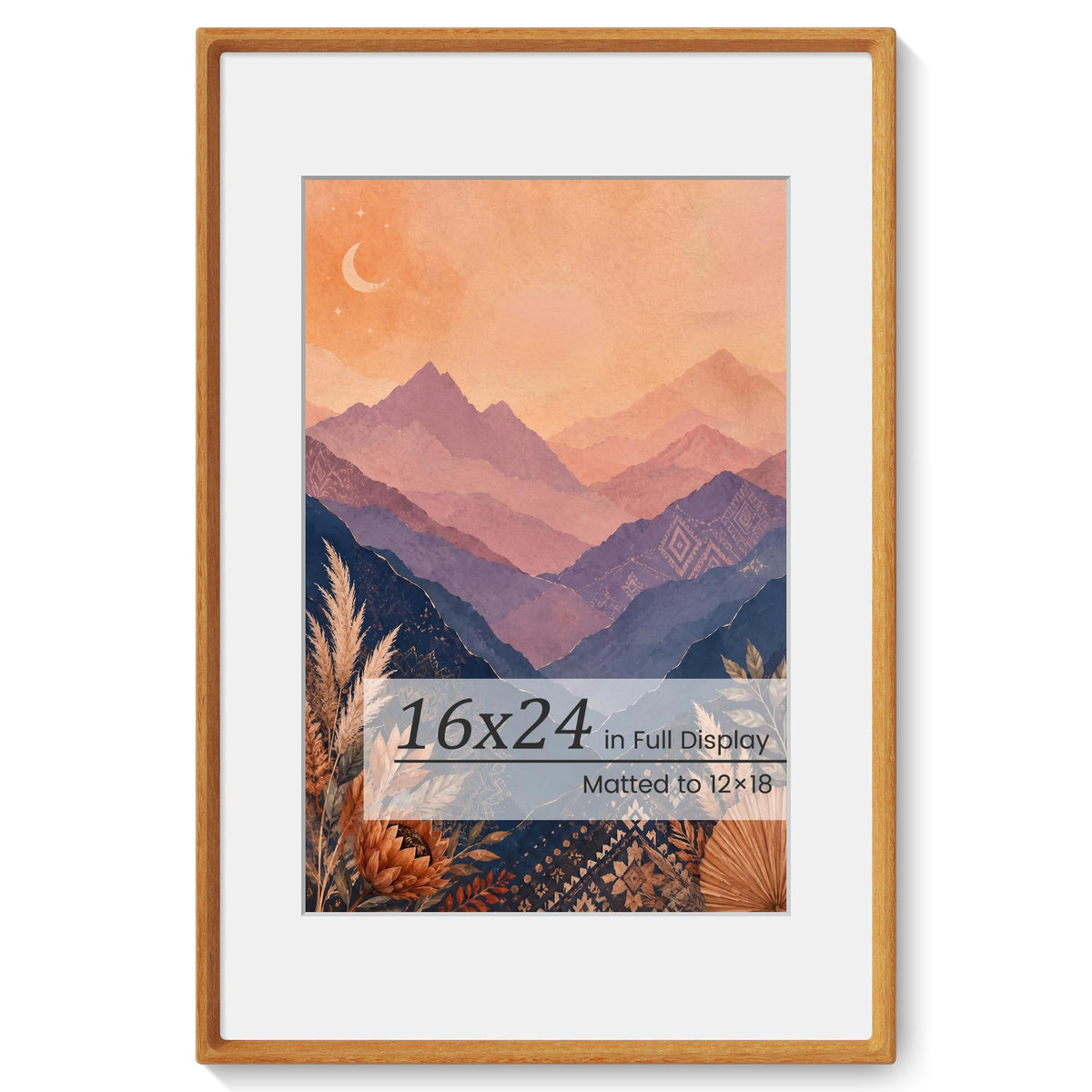 Picture Frames, Solid Walnut Wooden Frame,Round Corner Hand Craft Photo Frame, 11x14 Matted to 8x10, 11 by 14 Document Diploma Frame with HD Real Glass,Wall or Tabletop Display