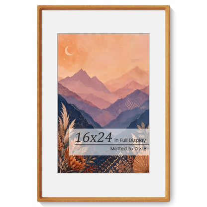 Picture Frames, Solid Walnut Wooden Frame,Round Corner Hand Craft Photo Frame, 11x14 Matted to 8x10, 11 by 14 Document Diploma Frame with HD Real Glass,Wall or Tabletop Display