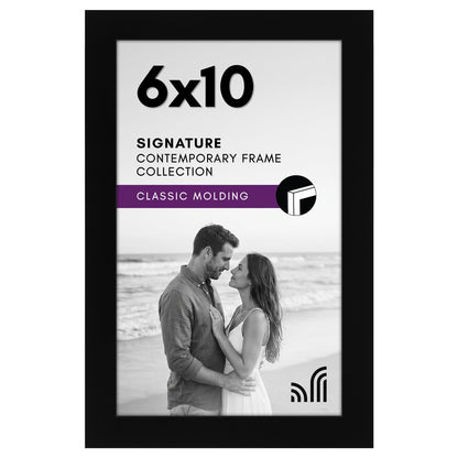 Americanflat 11x17 Picture Frame - Engineered Wood - Black