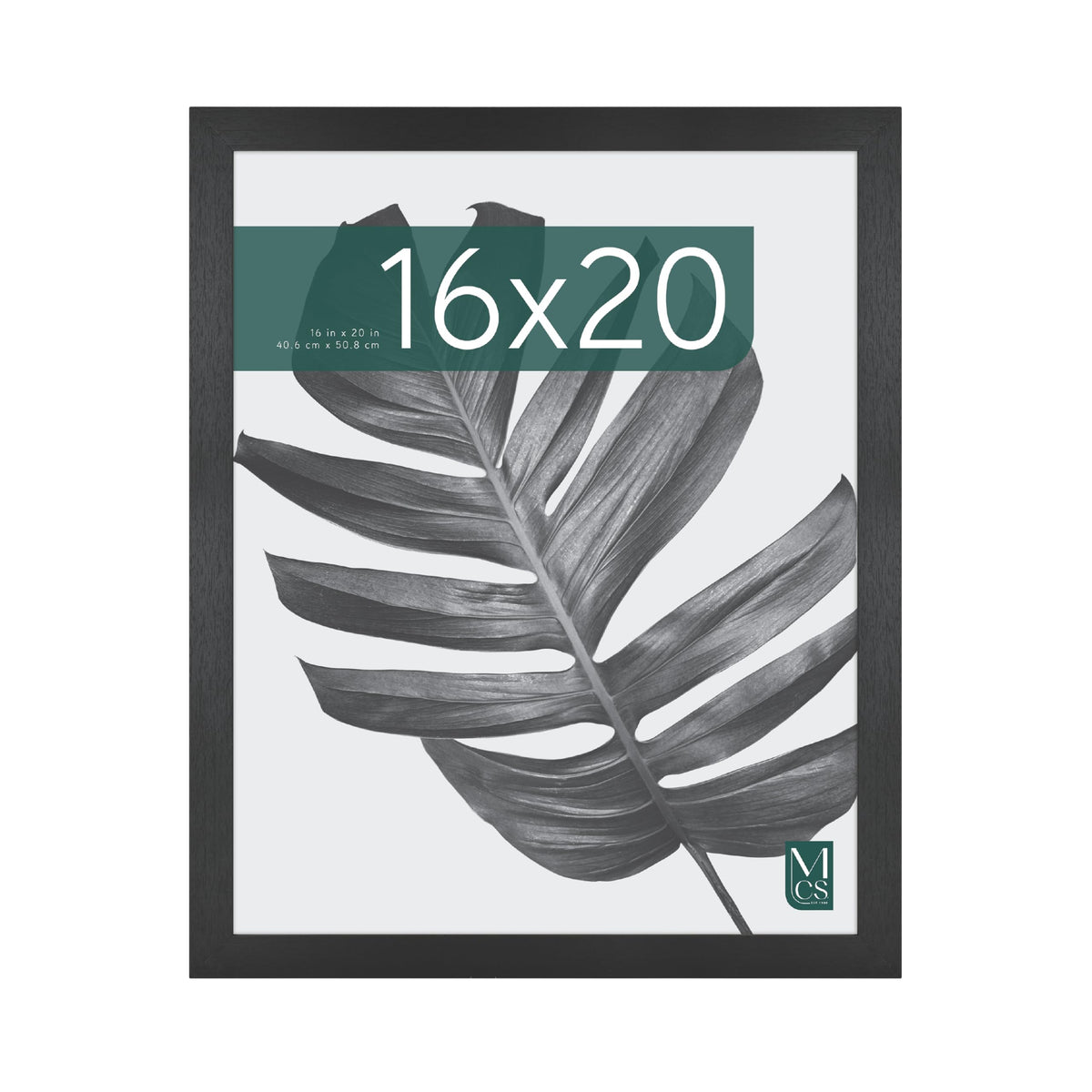 MCS Studio Gallery Poster Frame, 16x20, Walnut Woodgrain