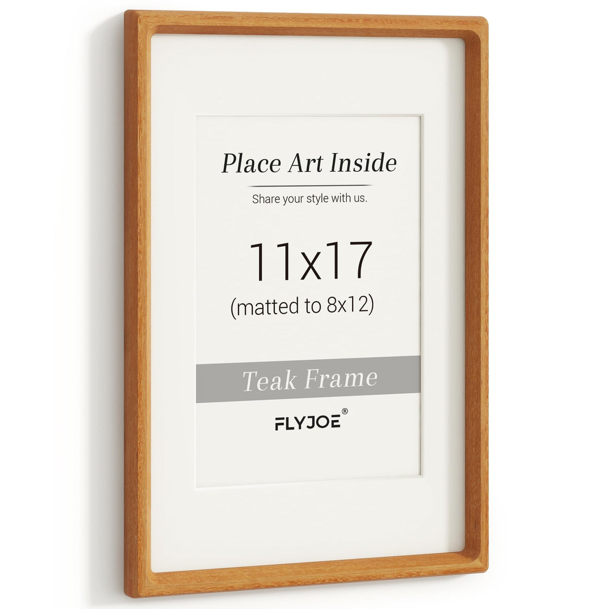Picture Frame, USA-Sourced Hardwood Photo Frame, Walnut, 11x14