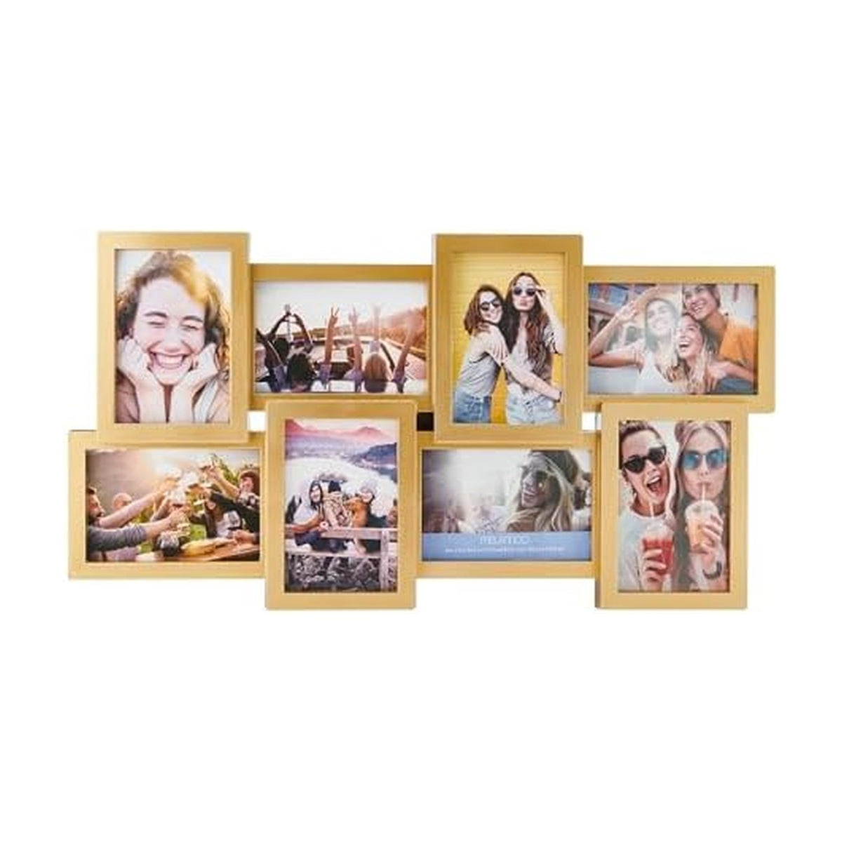 MELANNCO Collage Picture Frame 18x23 Inch Black - Holds 12 Photos in 4x6 and 6x4 Formats - Wall Display for Home Decor, Horizontal or Vertical Hanging
