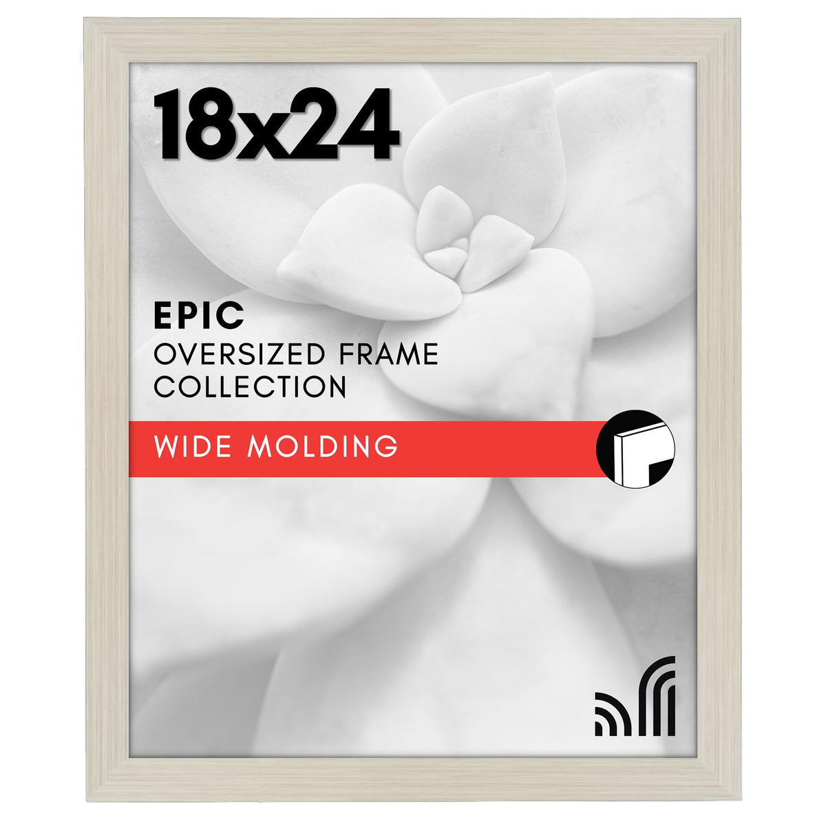 Americanflat 16x20 Poster Frame - Engineered Wood - Black
