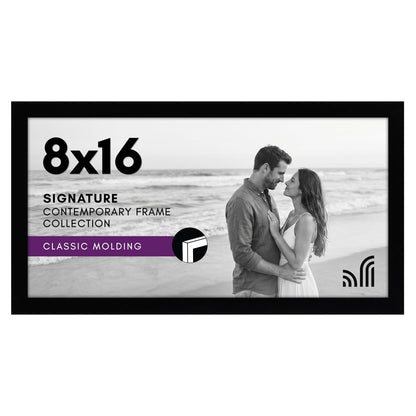 Americanflat 11x17 Picture Frame - Engineered Wood - Black